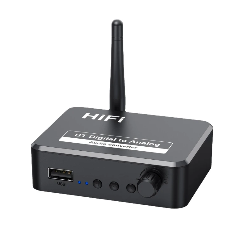 

Цифро-аналоговый преобразователь Высокое разрешение HIFI оптический аналоговый RCA L/R преобразователь адаптер Усилитель