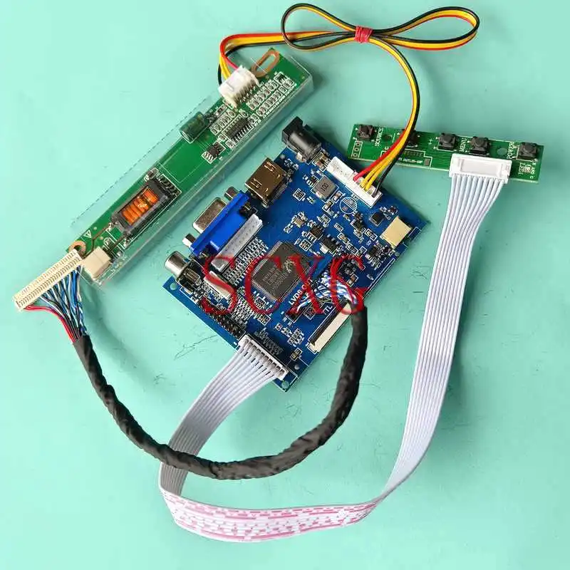 

LED LCD Monitor Matrix Controller Board Fit LQ154K1LA1C LQ154K1LB1B Kit 1280*800 HDMI-Compatible AV VGA 1CCFL 15.4" 30 Pin LVDS