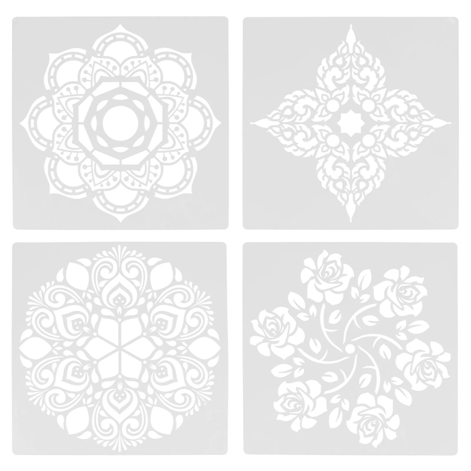 

8 листов, трафареты для рисования мандалы