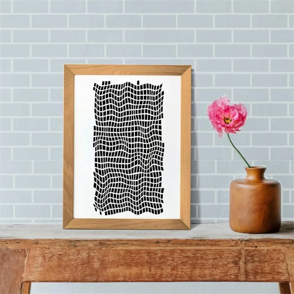 12-компонентные трафареты для поделок нанесения слоев кирпичных точек с