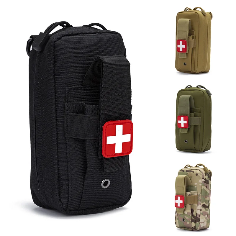 

Tactical Bag Portable Nylon First Aid Kit Pouch Men Hiking Hunting Waist Bag Durable Outdoor Camping Emergency Survival Bags