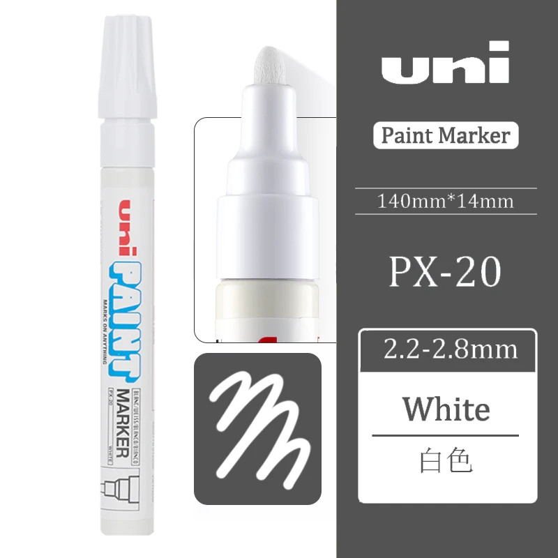 UNI PX-20 Маркеры-краски 15 цветов