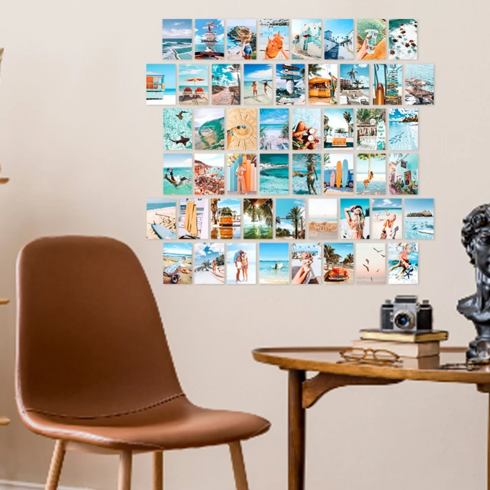

Aesthetic Wall Collage Wall Decoration Multifunctional Teen Room Decor Print Kit Warm Color Room Decor for Girls Wall