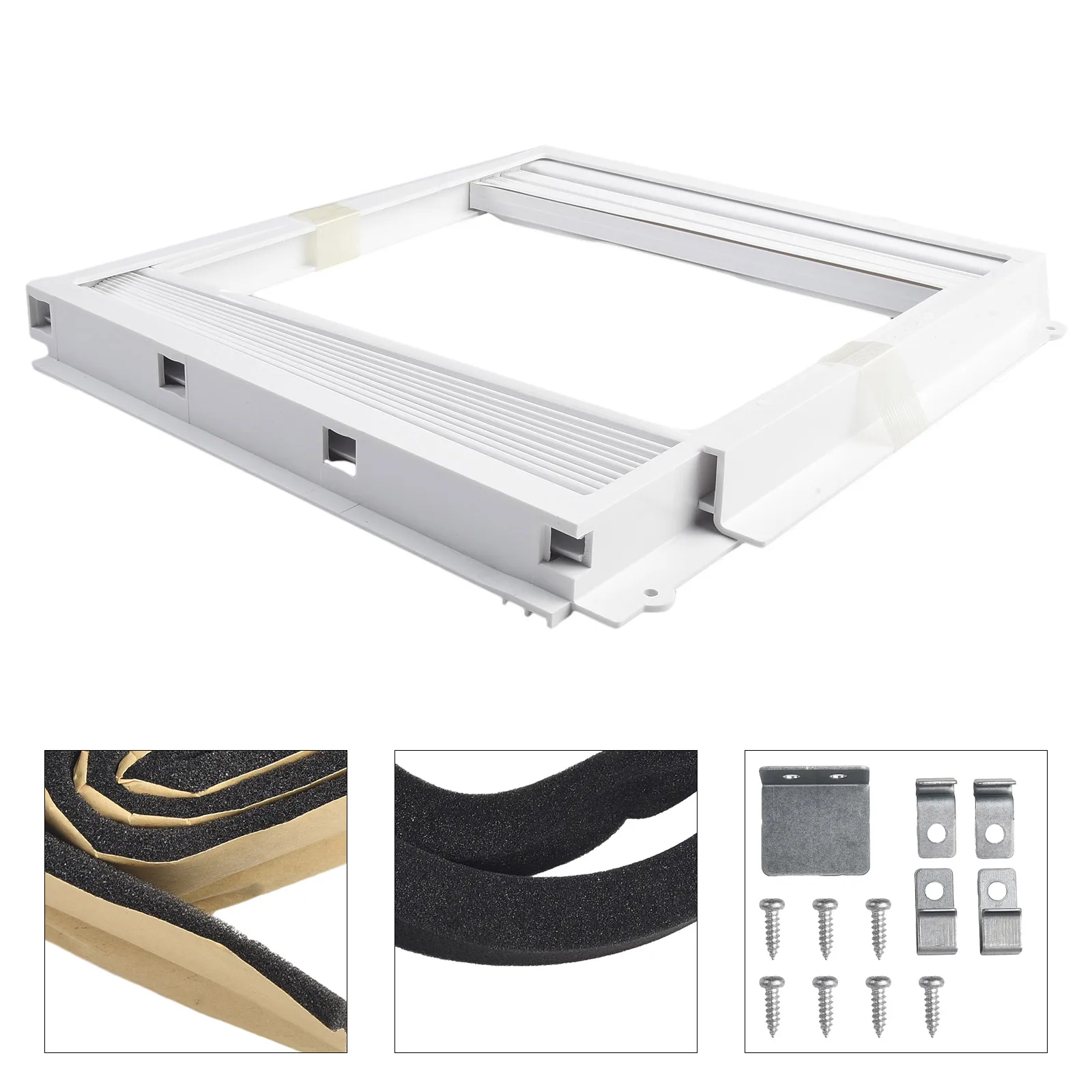 

Home Air Conditioner Side Panels Set Adjustable Insulation AC Side Panel Cooling Accessories For "clamp Type" And "flat Type"