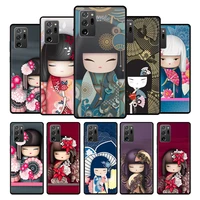 kimmidoll dolls case cover for samsung galaxy note 10 20 8 9 10 ultra f12 f22 m30s m11 m22 5g style soft protection matte