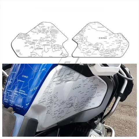 Для BMW R1200GS R1250GS LC Adventure 2014-2022 прозрачный мотоциклетный полный графический комплект прозрачная наклейка