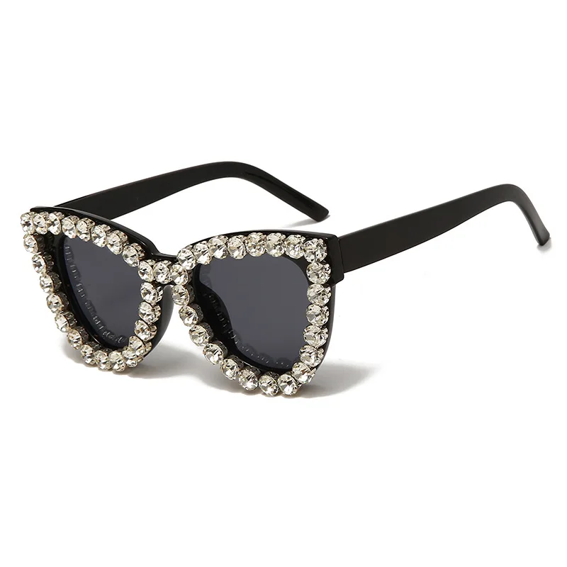 

Великолепные женские солнцезащитные очки ZAOLIHU, 5 цветов, женские очки кошачий глаз с бриллиантами, UV400, летние солнцезащитные очки хорошего к...