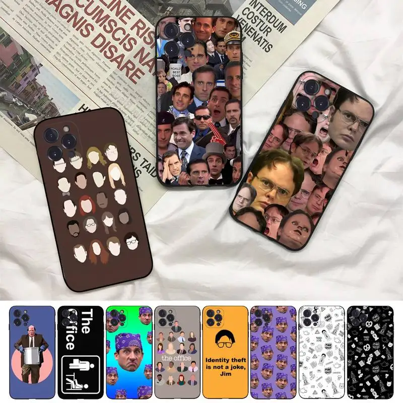 

Michael Scott The Office Funny Humor TV Phone Case For iPhone 8 7 6 6S Plus X SE 2020 XR XS 14 11 12 13 Mini Pro Max Mobile Case