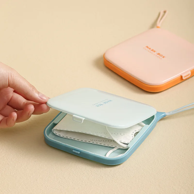 

1 шт., многоразовый пластиковый контейнер для хранения маски