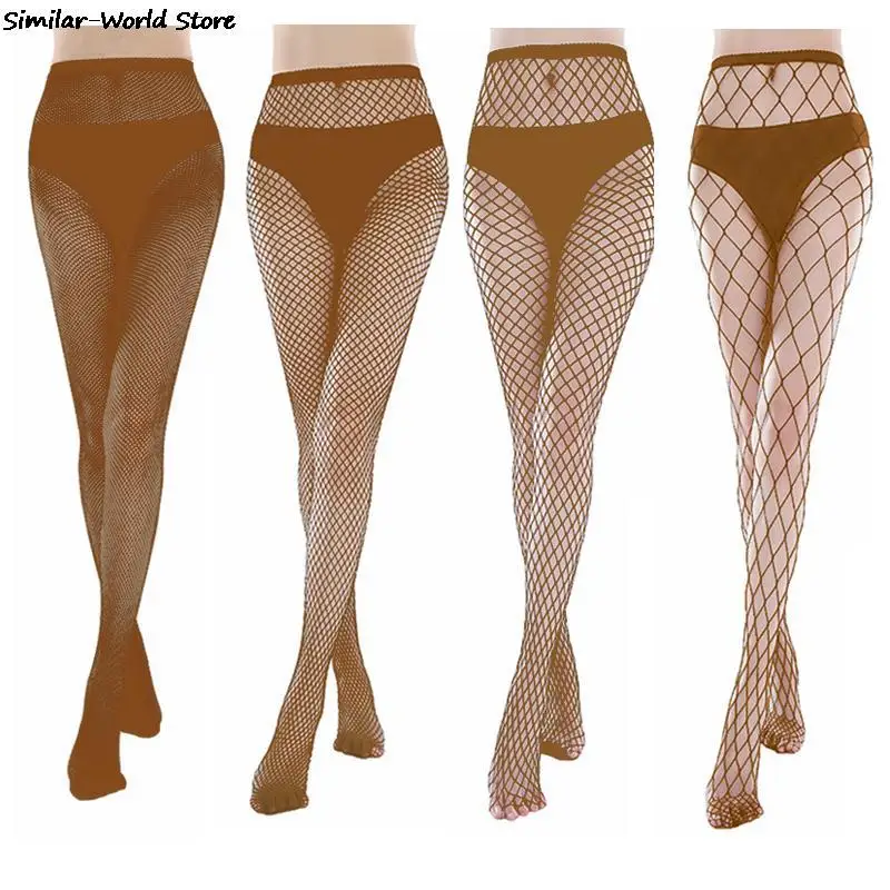 Модные сексуальные сетчатые черные женские колготки чулки в Корейском стиле