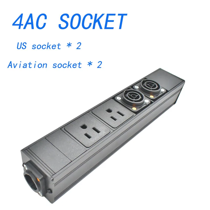 PDU power strip стойка сетевого шкафа 1-13AC авиационная комбинированная розетка США