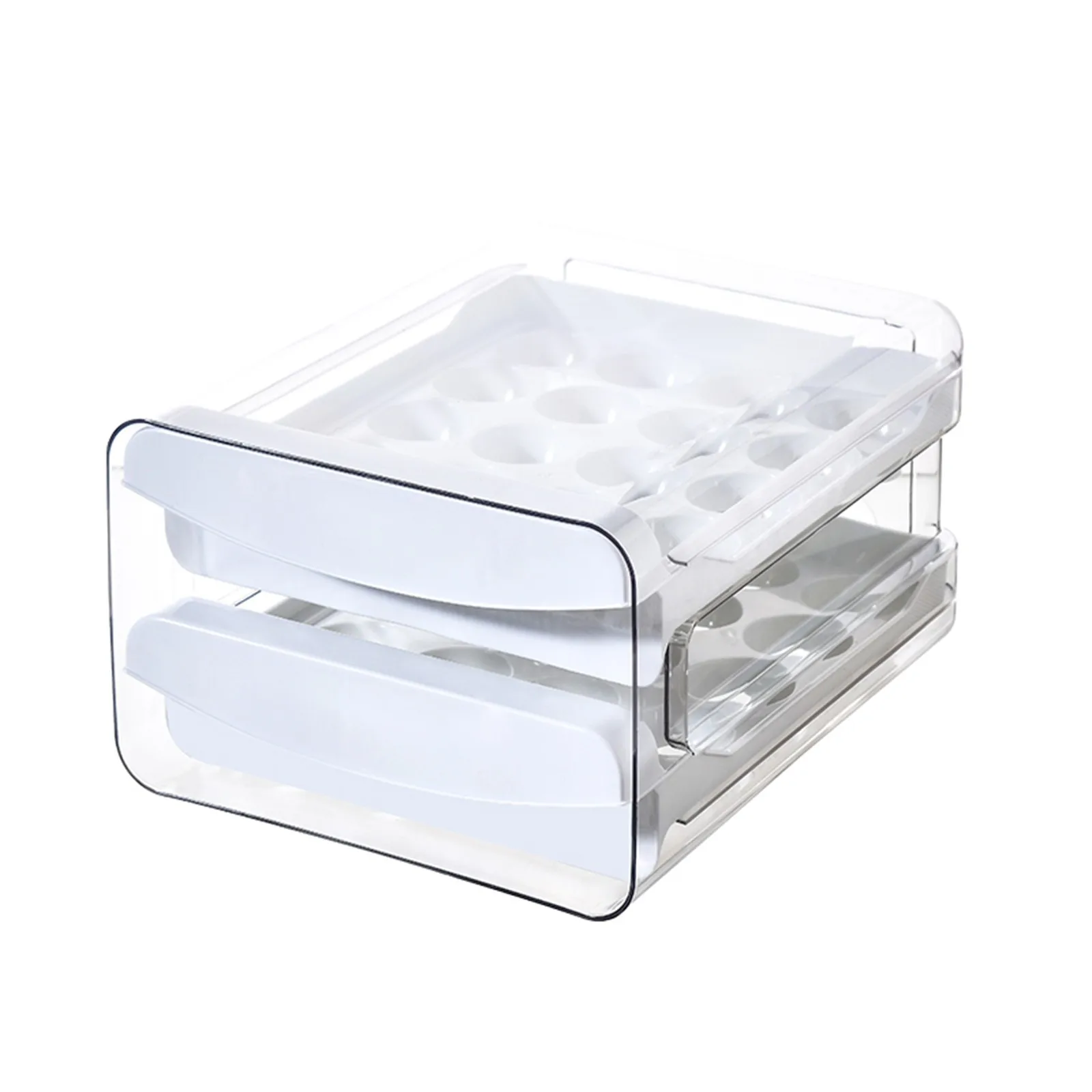 

Storage with Lids for Organizing Kitchen Box 40 Eggs Layer Eggs Fresh-Keeping Design Retrieval Eggs Container Cereal Dispensers