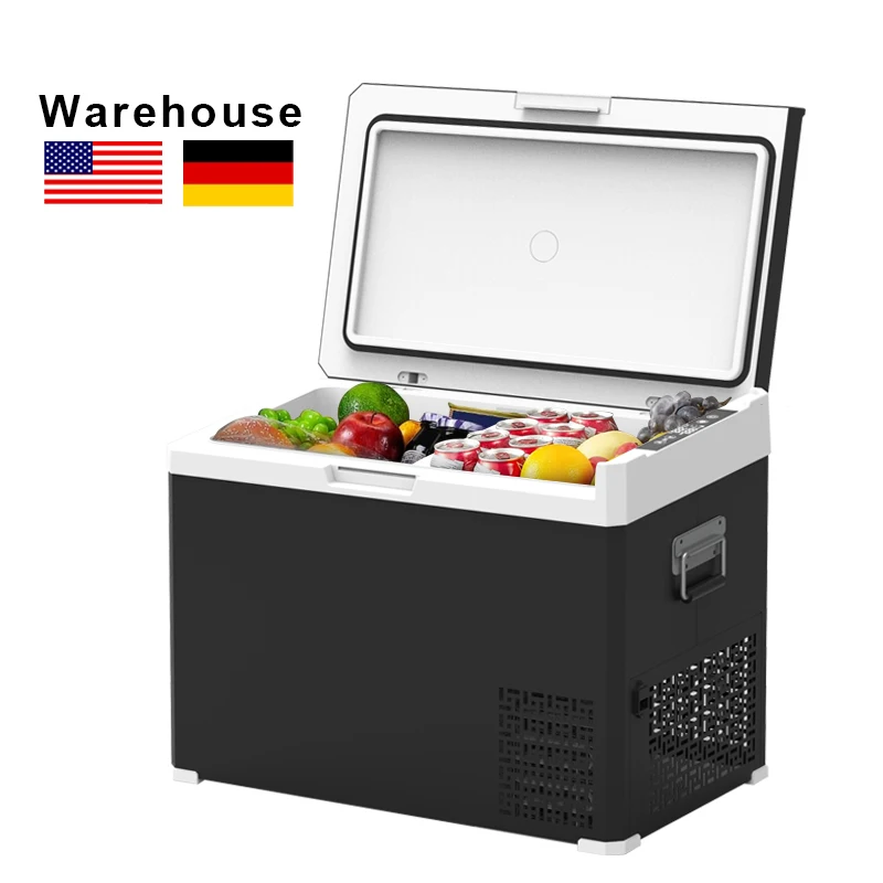 Модный дизайн 50 л 12 В 24 постоянного тока компрессор встроенный Автомобильный