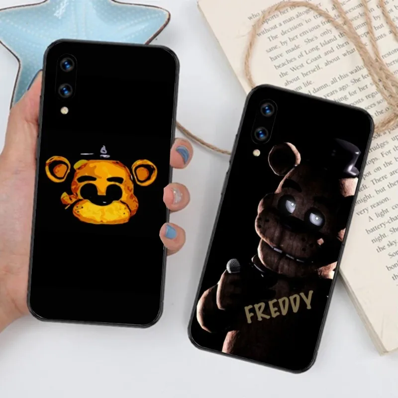 

Five Nights F-Freddys Phone Case for Huawei Mate 40 30 20 10 Pro Lite Nova 9 8 5T Y7p Y7 Black Soft Phone Cover Funda