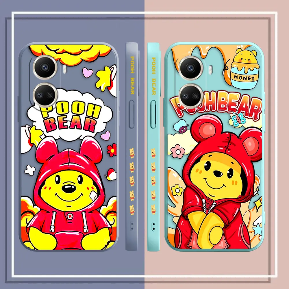Забавный чехол для телефона P-Pooh B-Bear Huawei NOVA 9 8 7 6 5I 5 4 3 3I 2 SE Y70 Y7 Y9 2019 PRO PLUS