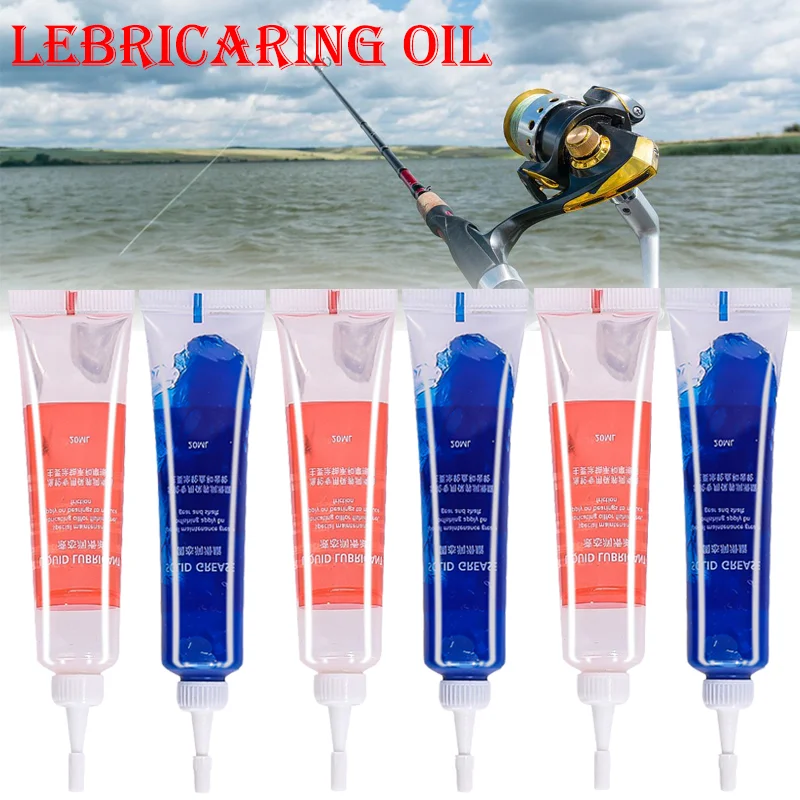 

20ml Fishing Reel Maintenance Oil and Grease Bearing Lubricant Oil Gear Protective Grease Casting Spinning Reel Maintenance