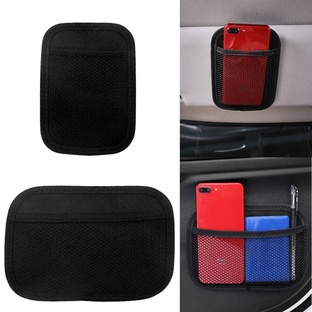 

Stowing Tidying Oxford Fabric Car Storage Net Bag Automotive Pocket Multi-use Car Seat Back Organizer Storage Bag Nets