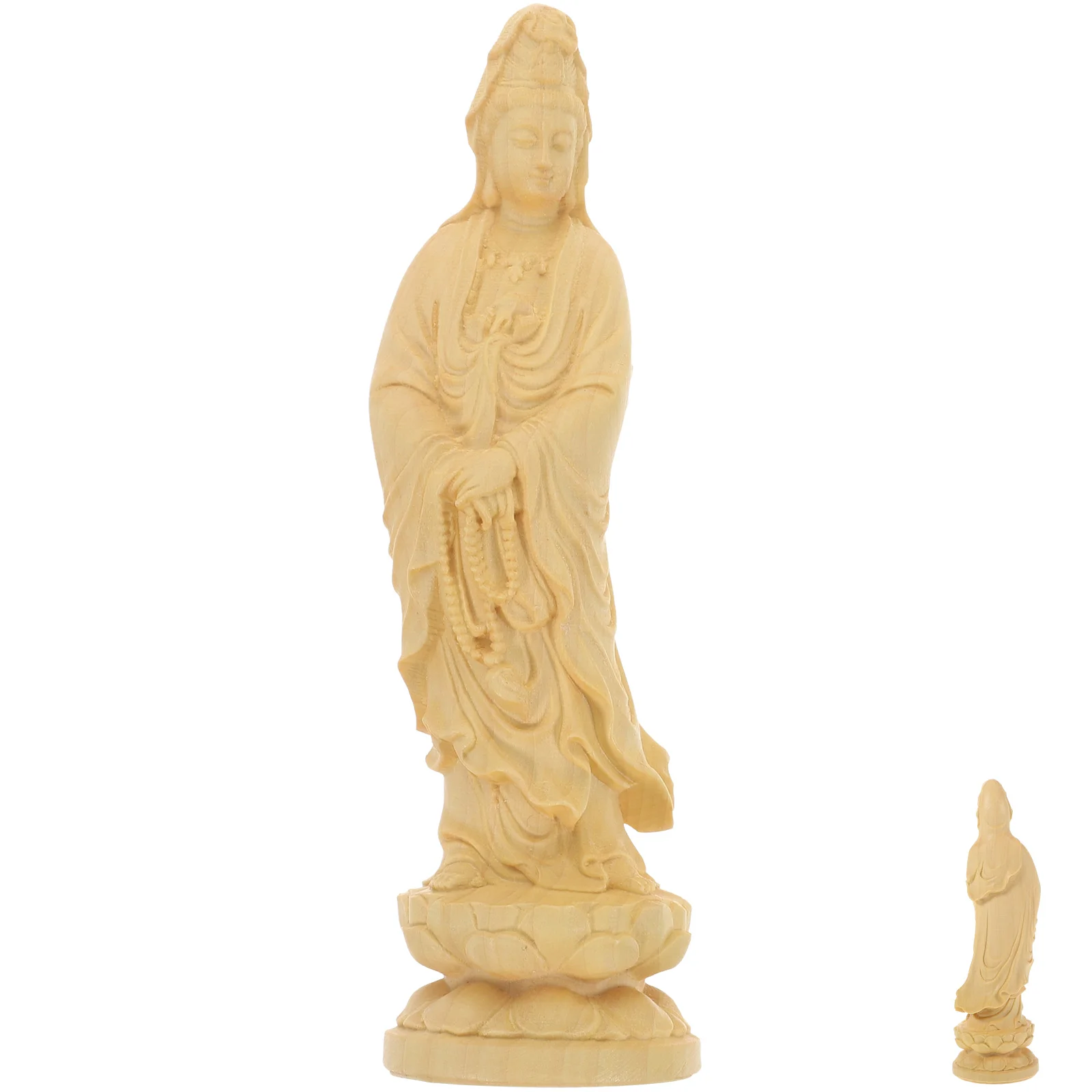 

guan tree yin statue quan yin sculpture wooden kwan yin figurine goddess of compassion mercy figurine mascot decoration tree