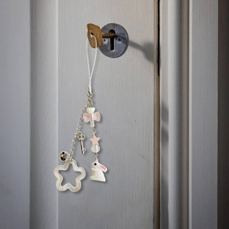 Сладкие звезды кролики подвески из бисера телефон ремни ремешок кошелек