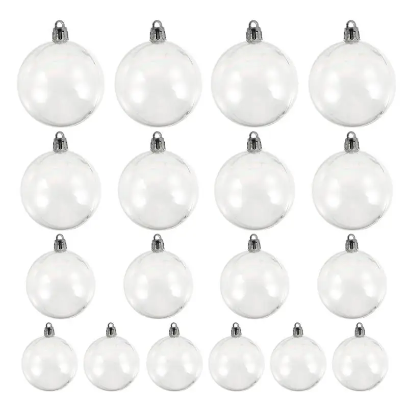 

18Pcs Christmas Baubles Round Balls Xmas Tree Party Balls Ornament Xmas Tree Party Balls Christmas Decoration(Mixed Style)