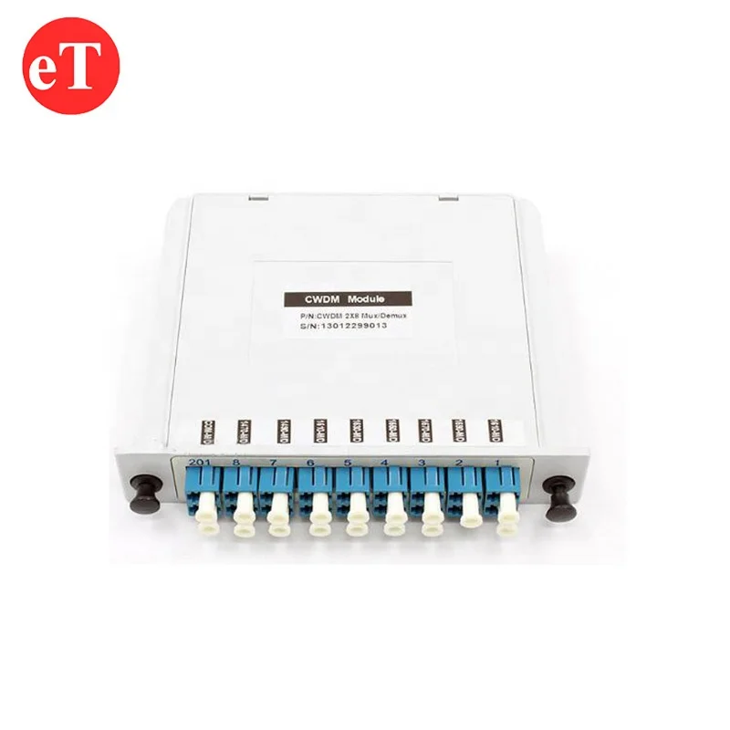 16-канальный 1260 ~ нм кассета типа LC/UPC LGX устройство для фильтрации WDM модуль osma Mux Demux