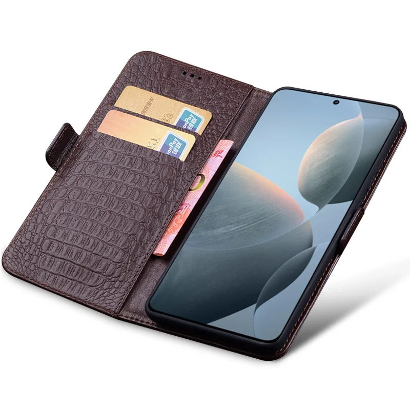 Чехол для телефона Wobiloo из натуральной кожи с магнитной застежкой чехол Xiaomi Redmi K70