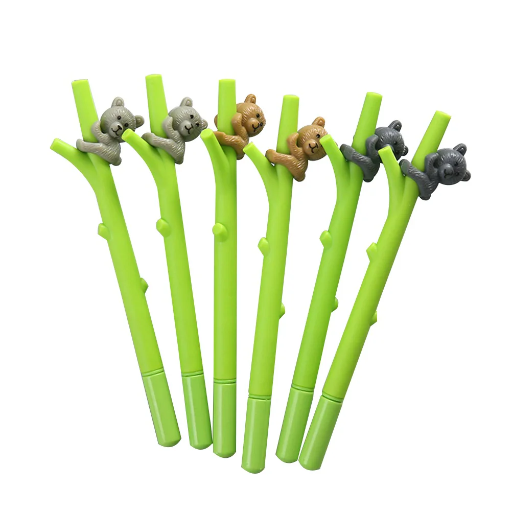 

12pcs Cute Sets Colored Koala Shell 05mm Black and Blue Ink Pens DIY Japanese Office Stationery and School Supplies