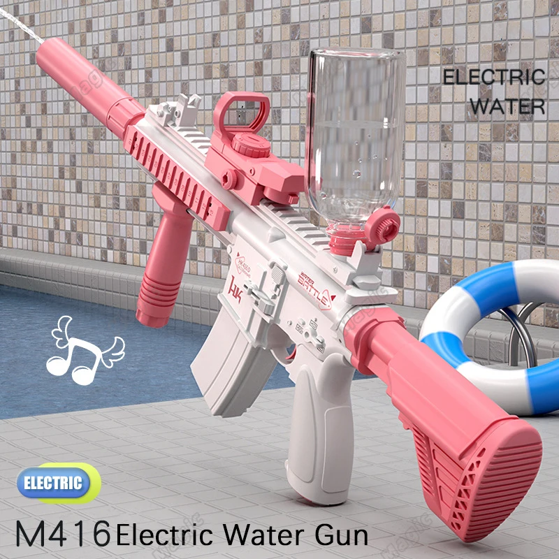 M416 Электрический Автоматический Водяной Пистолет Большая Емкость Распылитель