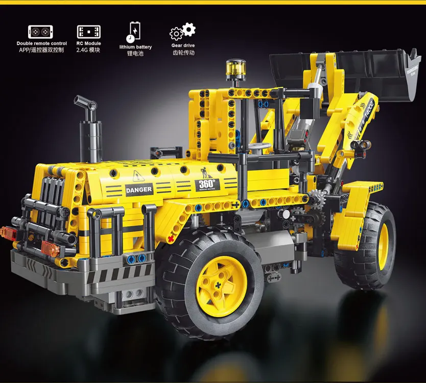 

T4002 City RC Racing Car Building Blocks Compatible APP Programming Remote Control Truck Vehicle Bricks Gifts Toys