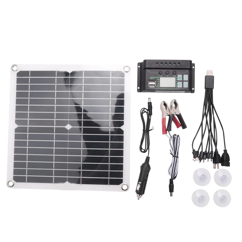 

Портативная солнечная панель, высокая эффективность, 200 Вт, 12 В, зарядное устройство с контроллером, а