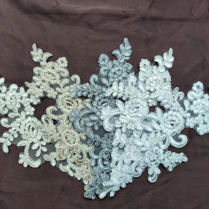 Вышитые нашивки ручной работы цветочные аппликации для сумок и одежды