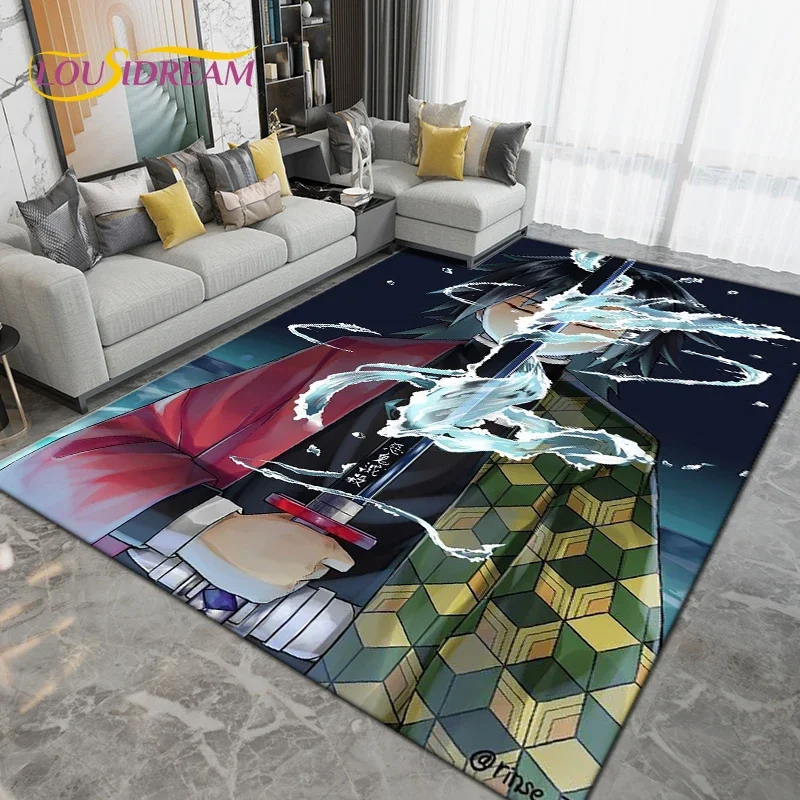 Большой коврик для рассеивания демонов нескользящий гостиной детской комнаты