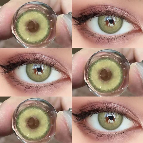 Цветные контактные линзы для глаз KSSEYE, 2 шт., для натуральных учеников, серые и синие контактные линзы, косметика для красоты, линзы высокого качества