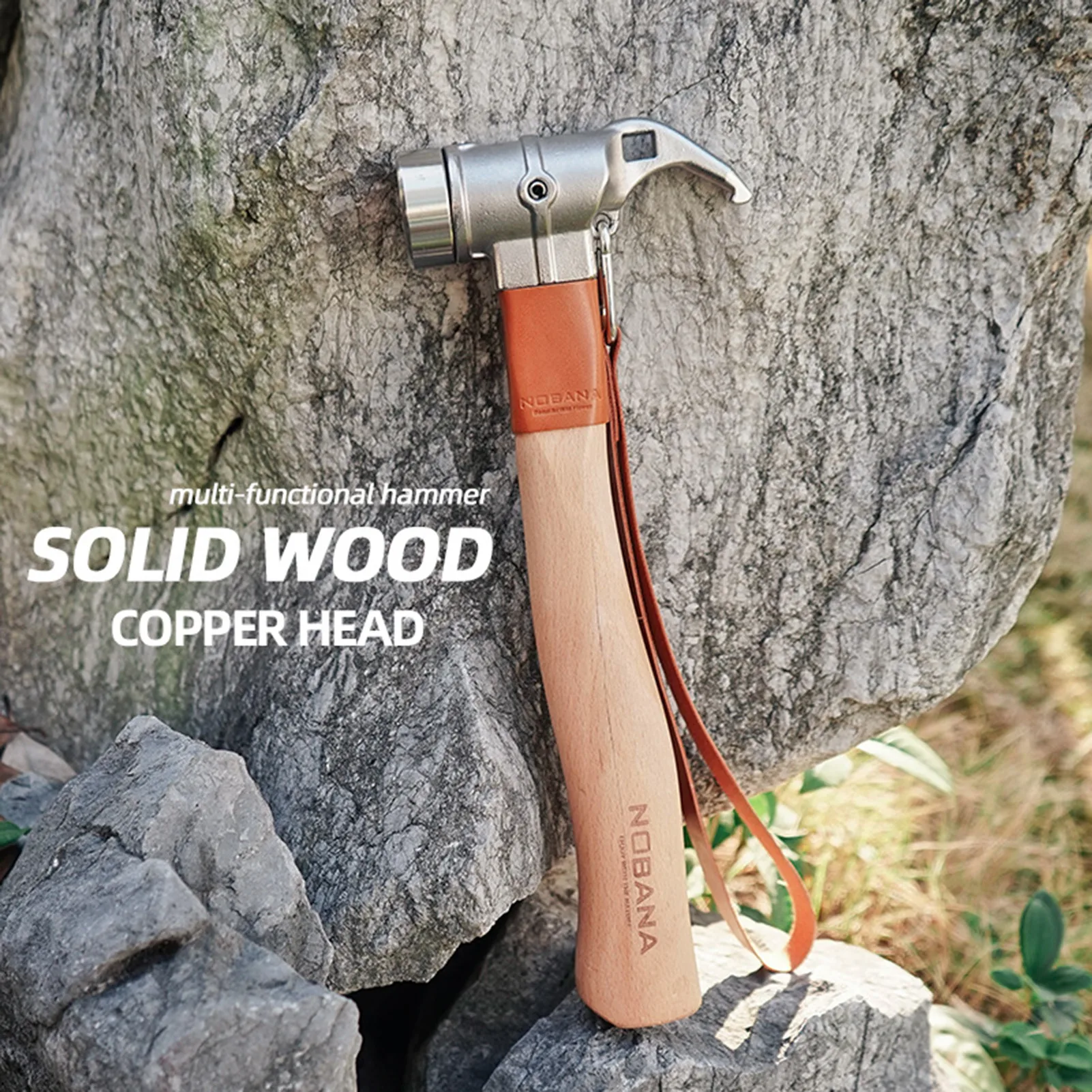 

Металлический молоток для кемпинга, пешего туризма, пешего туризма, садоводства