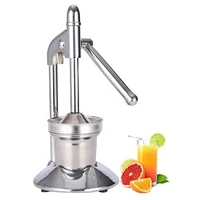 hand press juicer machine professional citrus juicer stainless steel countertop squeezer for fresh orange juice