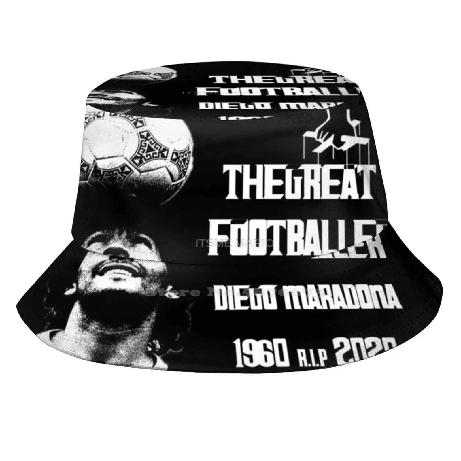 

The Great Footballer Diego Maradona 1960 2020 T Shirt Pattern Hats Outdoor Hat Sun Cap Argentina Napoli Diego Maradona Soccer