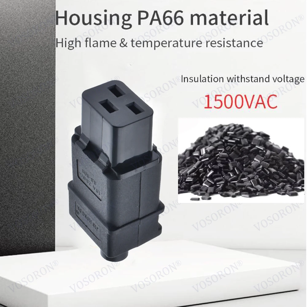 Стандартная розетка PDU/UPS IEC320 C19 C20 16A 250 В переменного тока электрический кабель