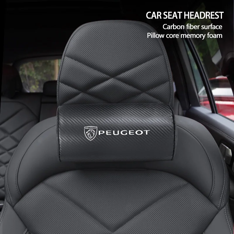 Подголовник автомобильного сиденья для Peugeot 206 3008 208 308 307 2008 508 408 5008 4008 Полукруглая