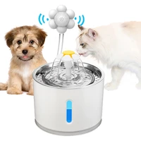 2 4l automatic cat drinking fountain electric led ultra quiet cat and dog feeder drinking bowl pet drinking fountain with usb