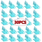 Пистолет Для Пирсинга Ушей одноразовый, дезинфицирующий аппарат для безопасного прокола сережек-гвоздиков, клипса для носа, губ, тела, 30 шт.