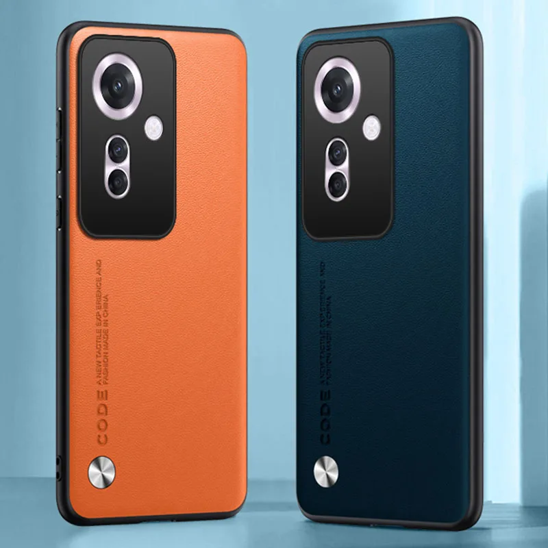 Модный Роскошный чехол-накладка из мягкой искусственной кожи для OPPO Reno11 F