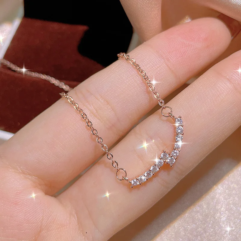 Ожерелье Huitan Bling с фианитами женское современный модный дизайн шикарные женские