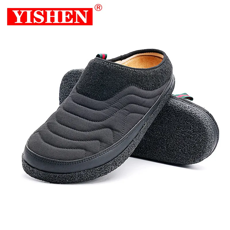

YISHEN Women Slippers Home Indoor Bedroom Couple Slippers Flip Flops Winter Warm Plush Men Shoes Floor Slides Zapatillas De Casa