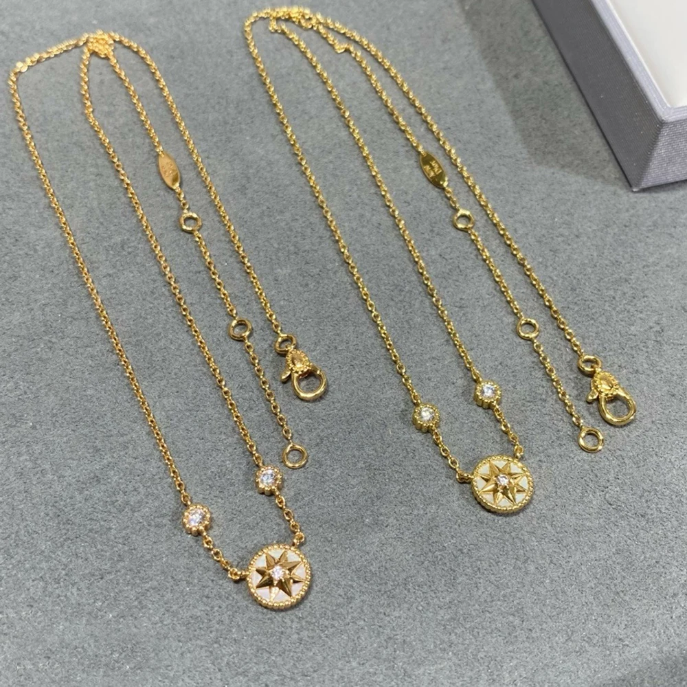 Ожерелье из стерлингового серебра 925 пробы известный французский бренд