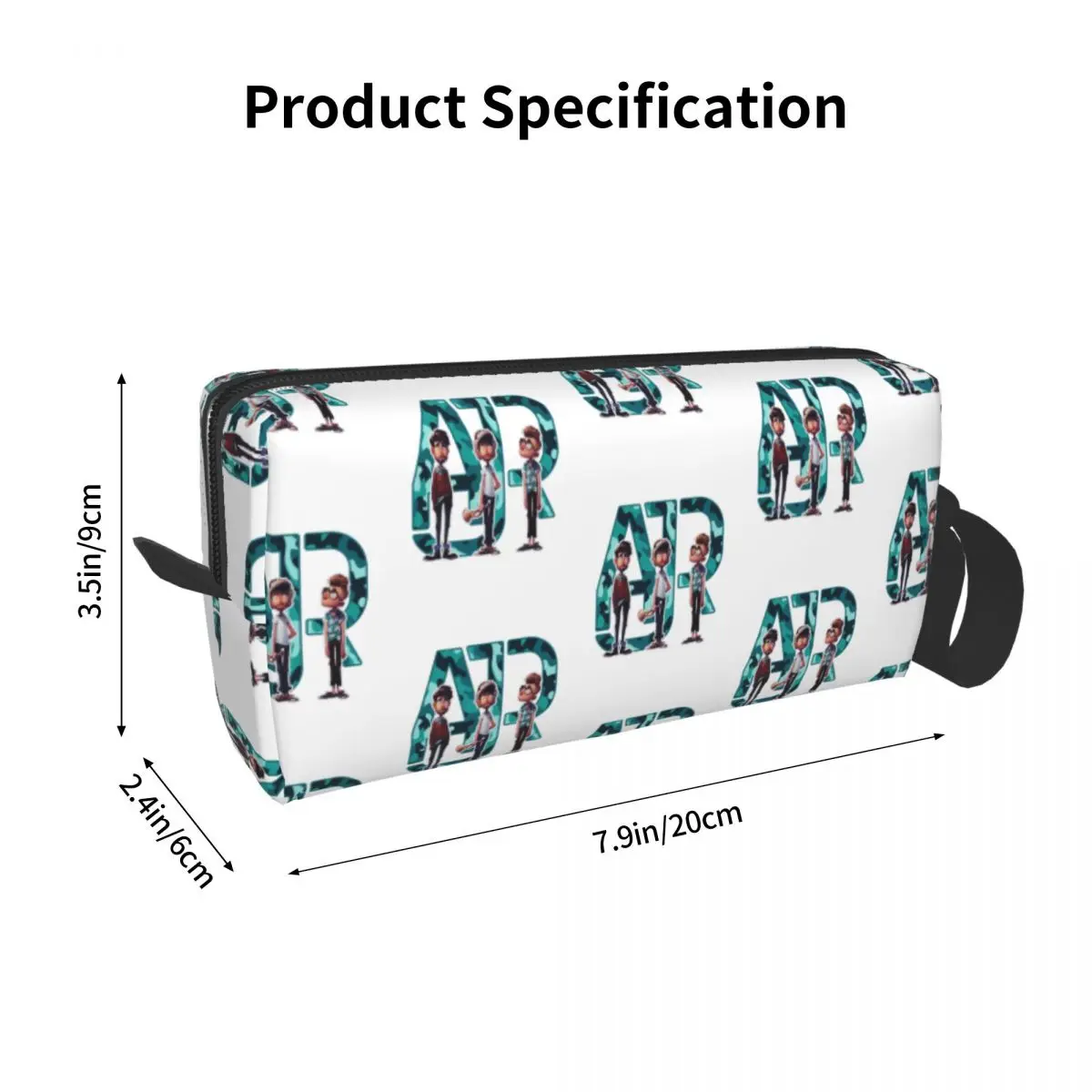 AJR Рок Музыкальная косметичка для женщин американская дорожная