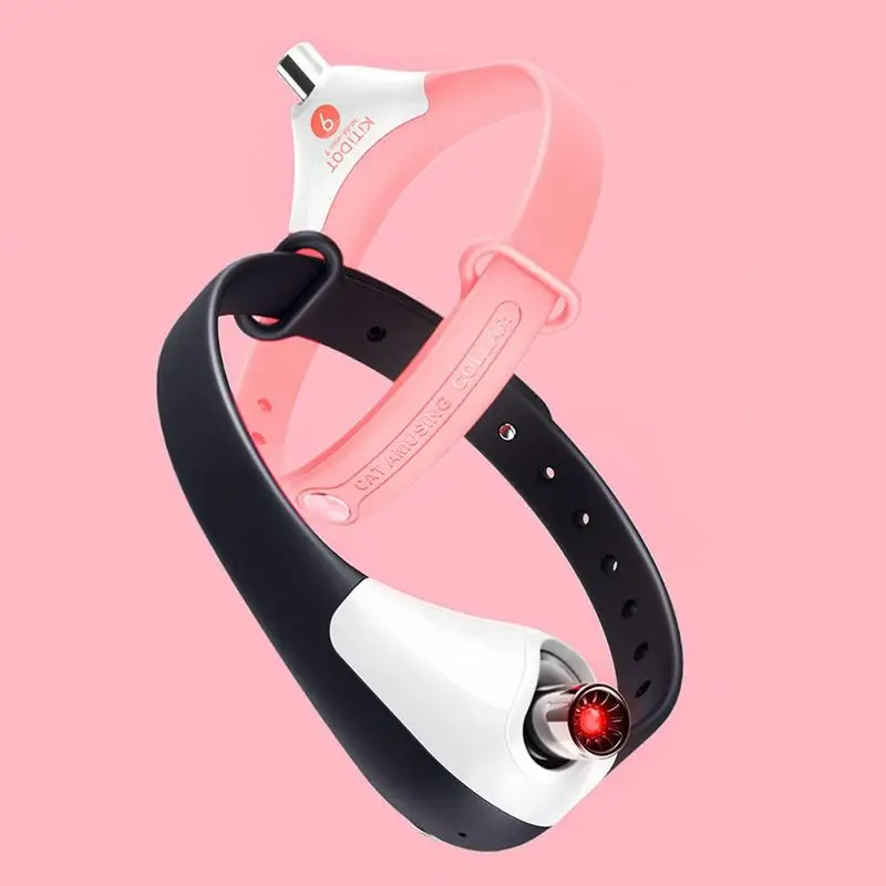 

Smart Laser Cat Collar Wearable Cat Collar Neck Ring Necklace Reflective Collar Electric USB Charging Kitten Pet Toy Accessories