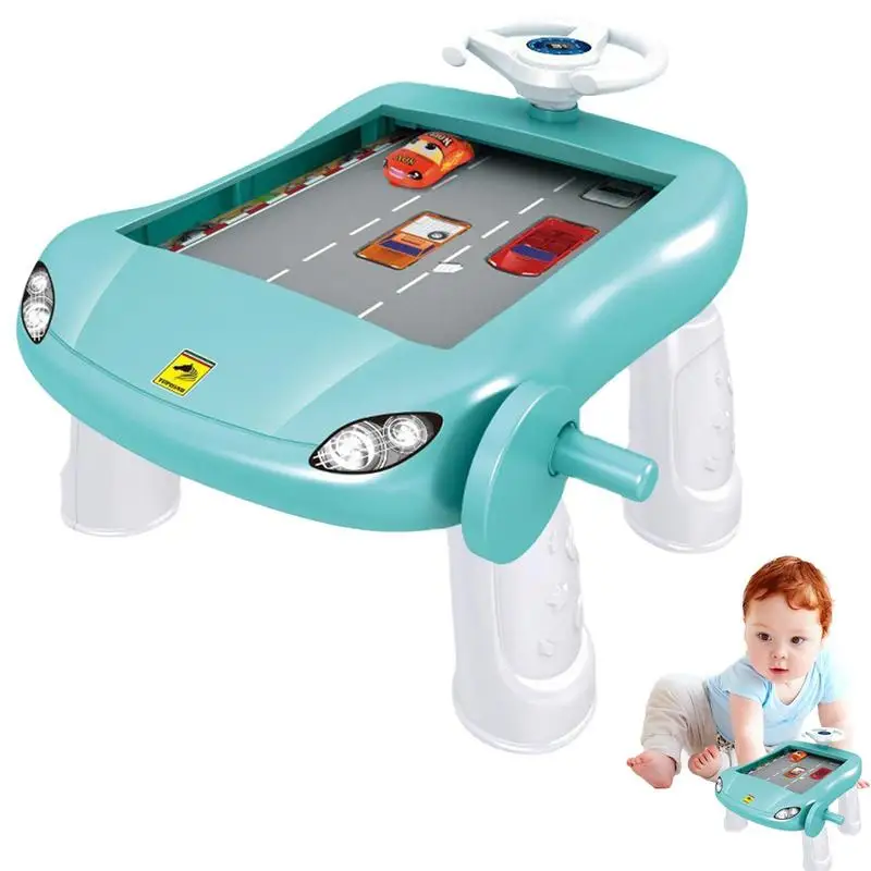 

Simulation Driving Car Toy Steering Wheel Kids Baby Interactive Toys Children With Light Educational Gift