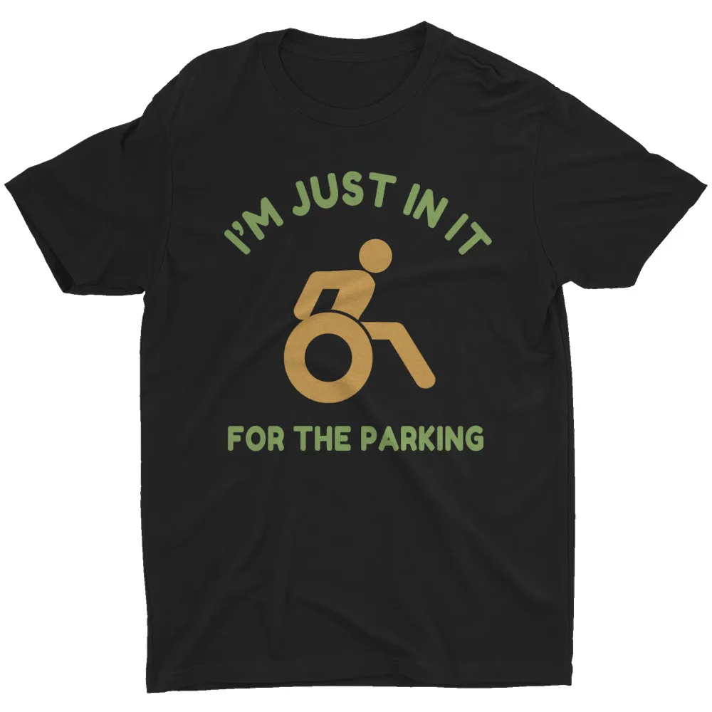 Я просто в нем для парковки футболка забавная Мужская инвалидных колясок