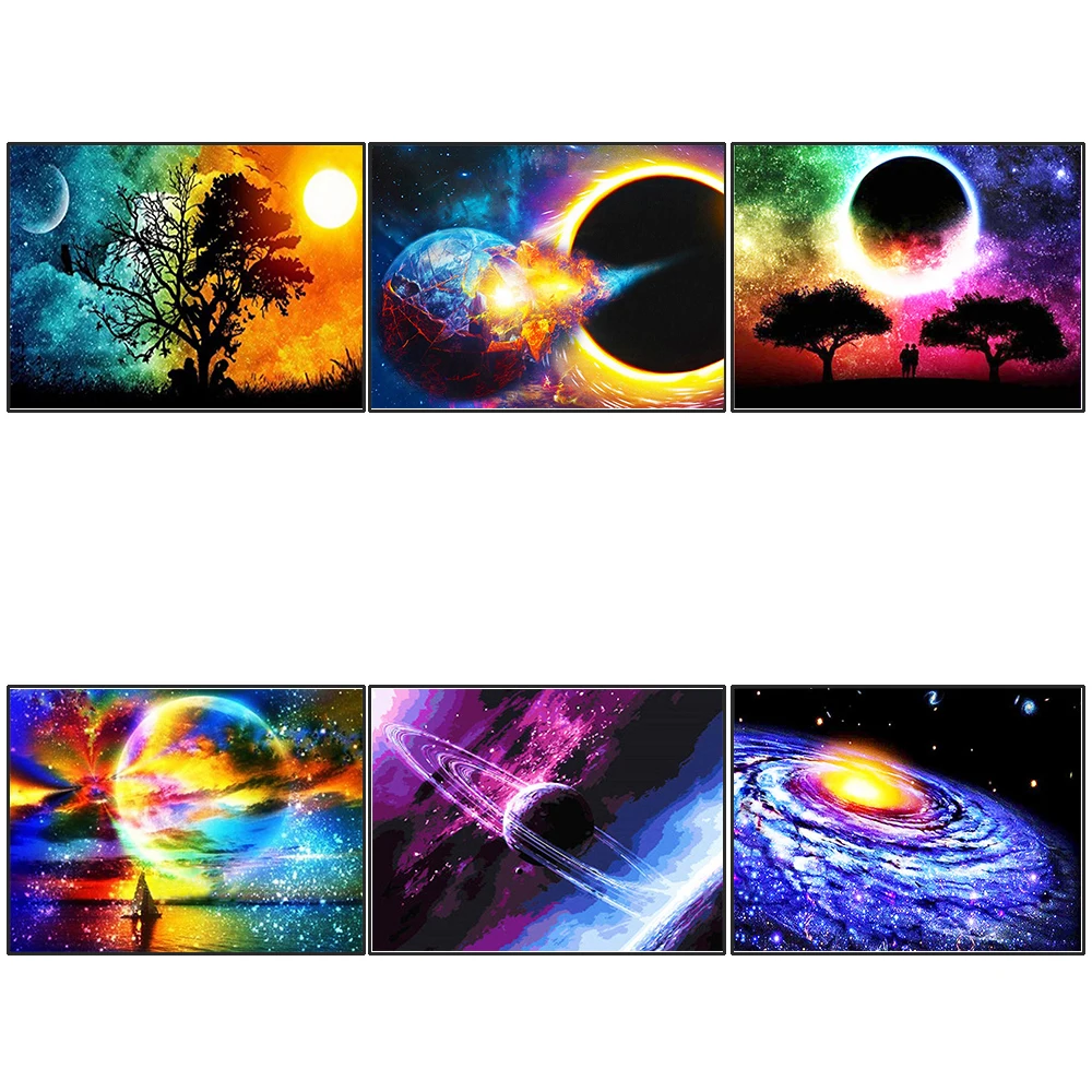 

Полноразмерная алмазная живопись 5D рукоделие, Алмазная мозаика вышивка пейзаж Набор для вышивки крестиком домашний декор