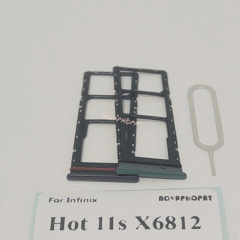 Совершенно новый лоток для SIM-карты Infinix Hot 11s X6812 X6812B держатель Sim-карты слот